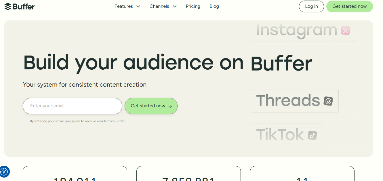 Buffer for Instagram analytics