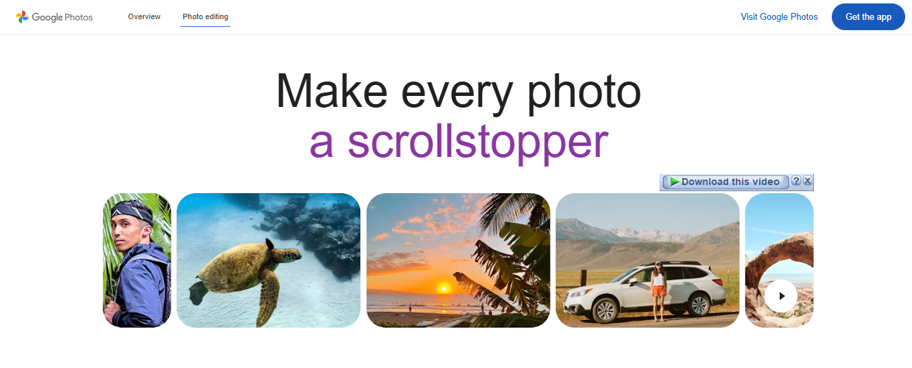 Google Photos Editor