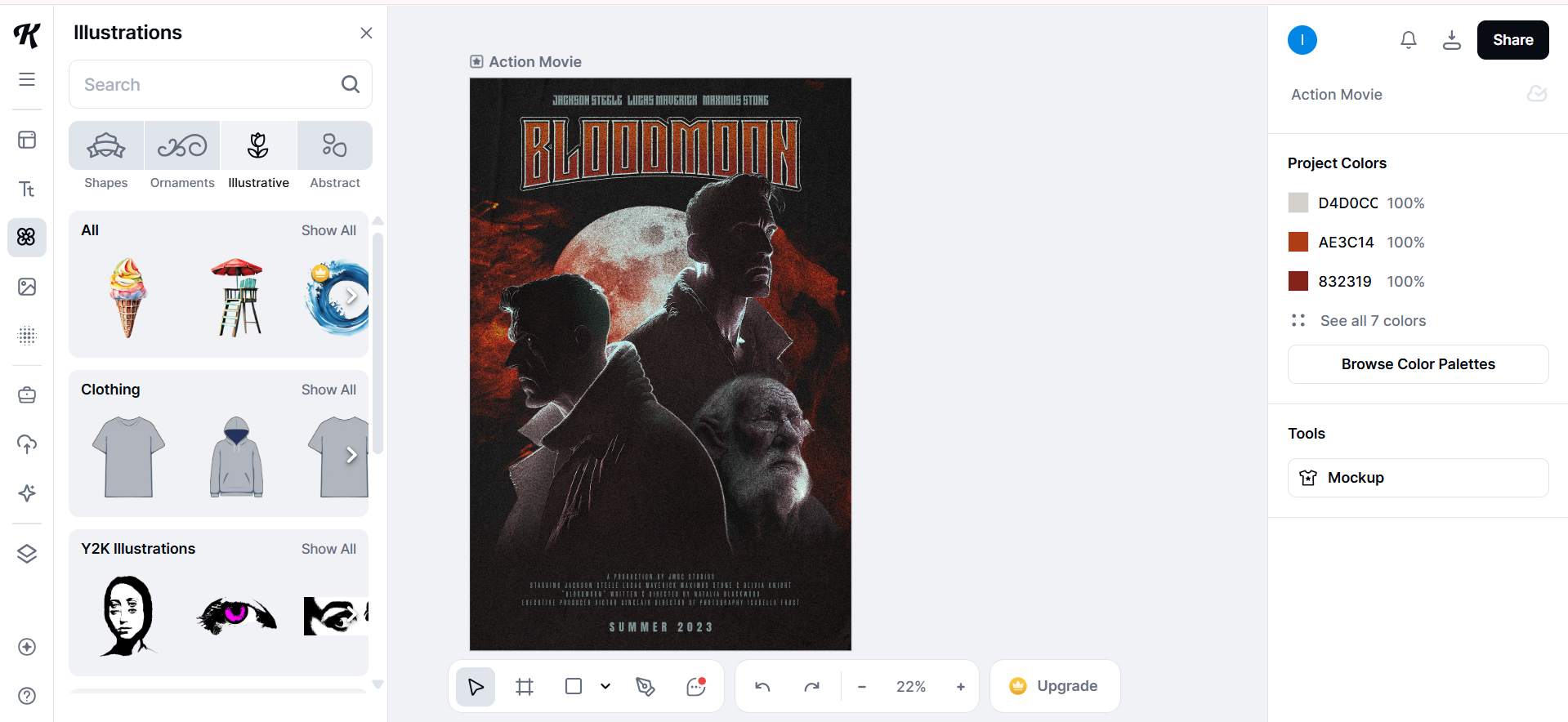 Kittl - the free movie poster maker
