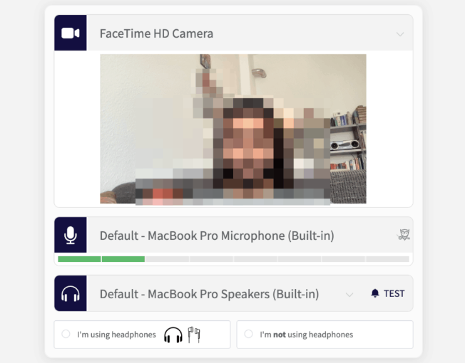 Interface of Remotely - the best video podcast editing software