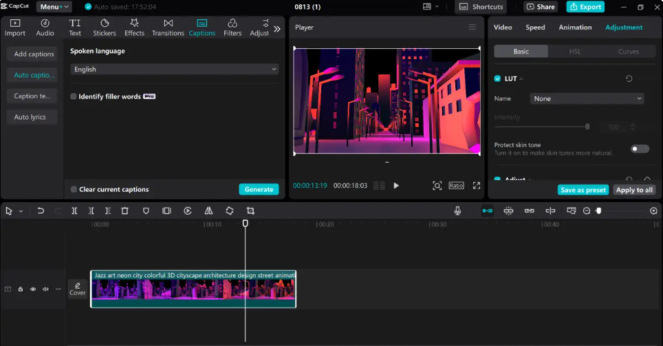 Use CapCut desktop video editor to make a music festival lyric video
