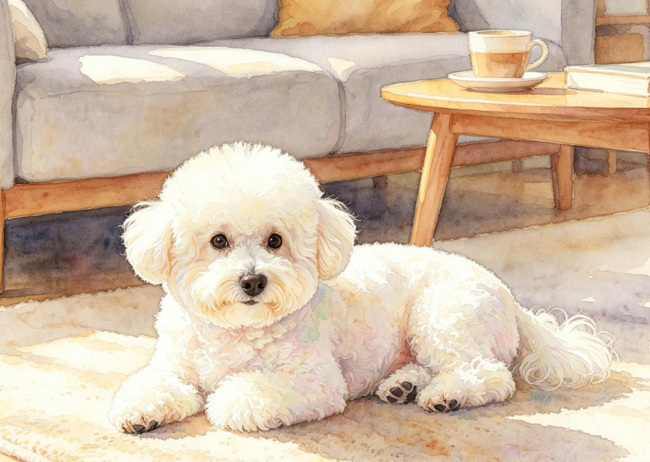 Transform the provided image of a pet into a watercolor painting style