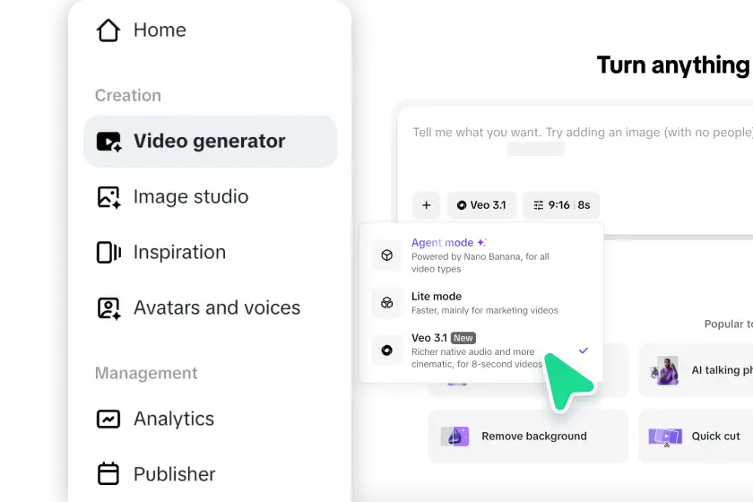 Open video generator