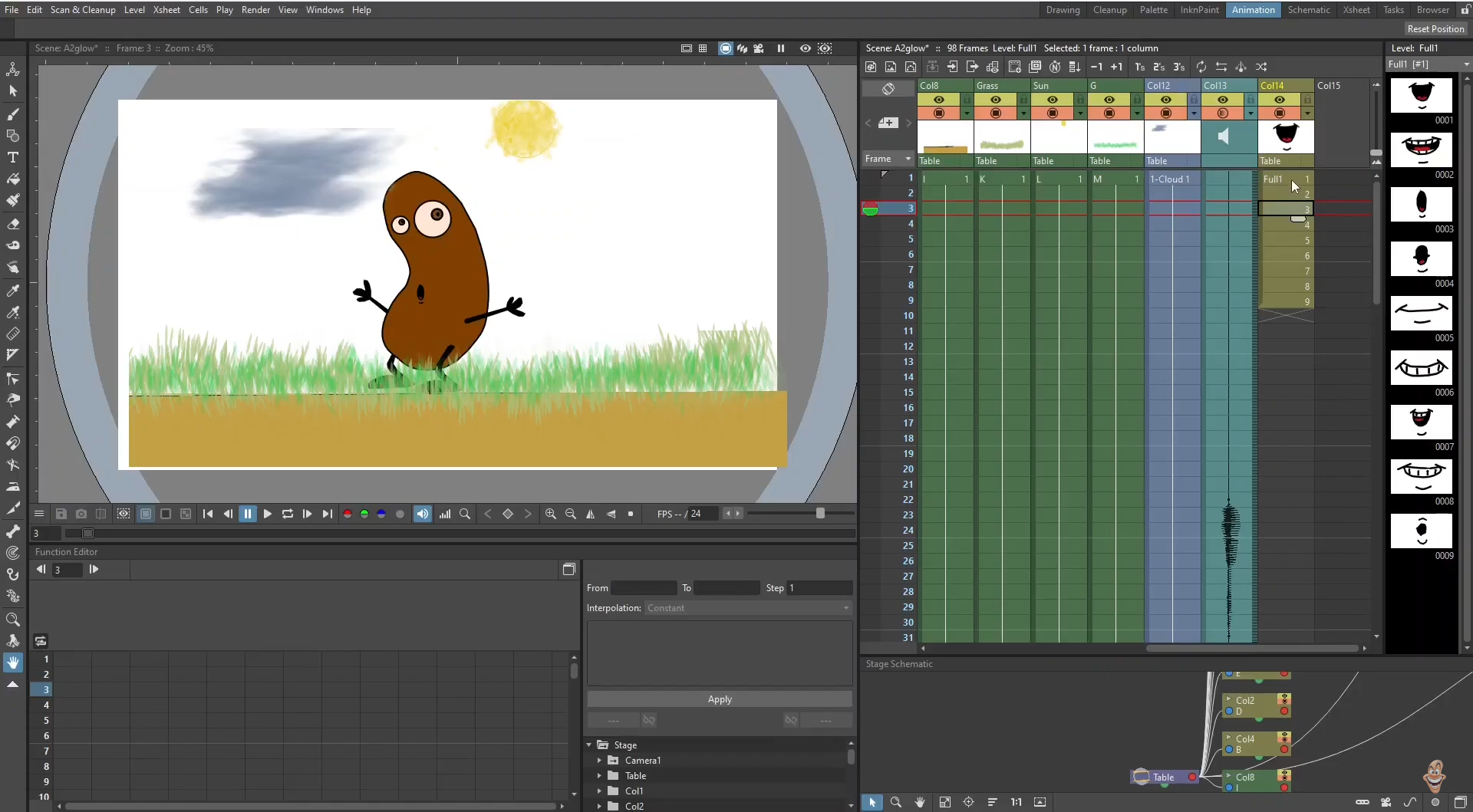 talking mouth animation gif