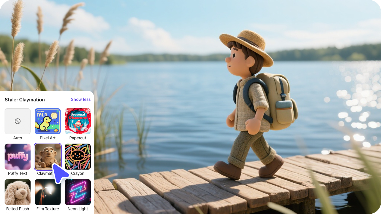 Creative style for hiking images