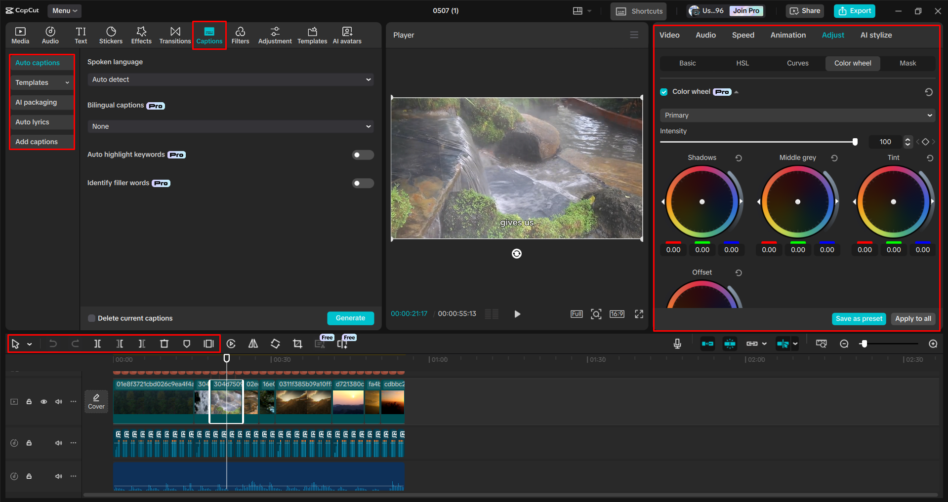 Editar o IA vídeo gerado no editor de vídeo para desktop CapCut