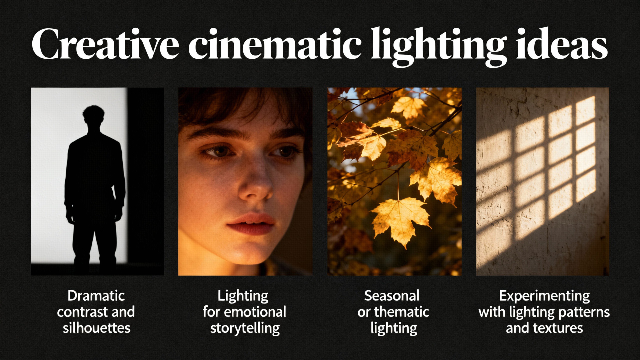 Cinematic lighting ideas