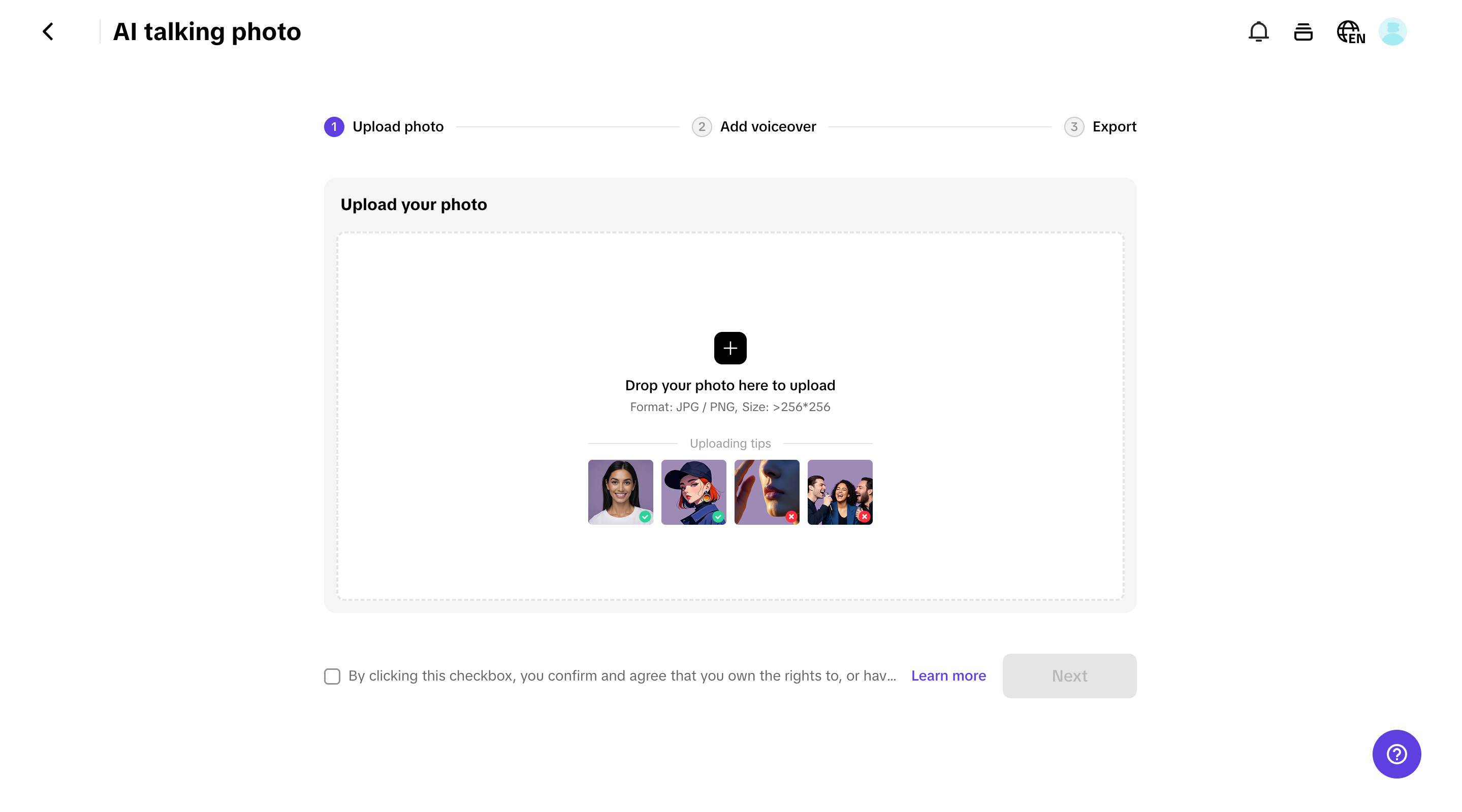 AI talking photos