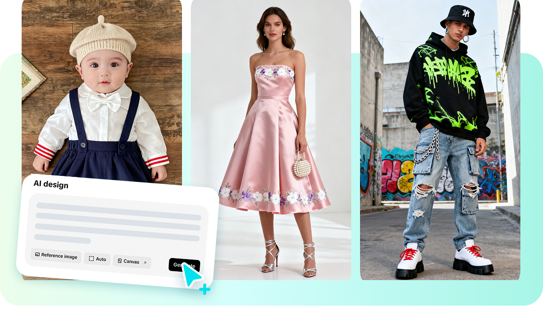 AI design tool for creating cloth designs