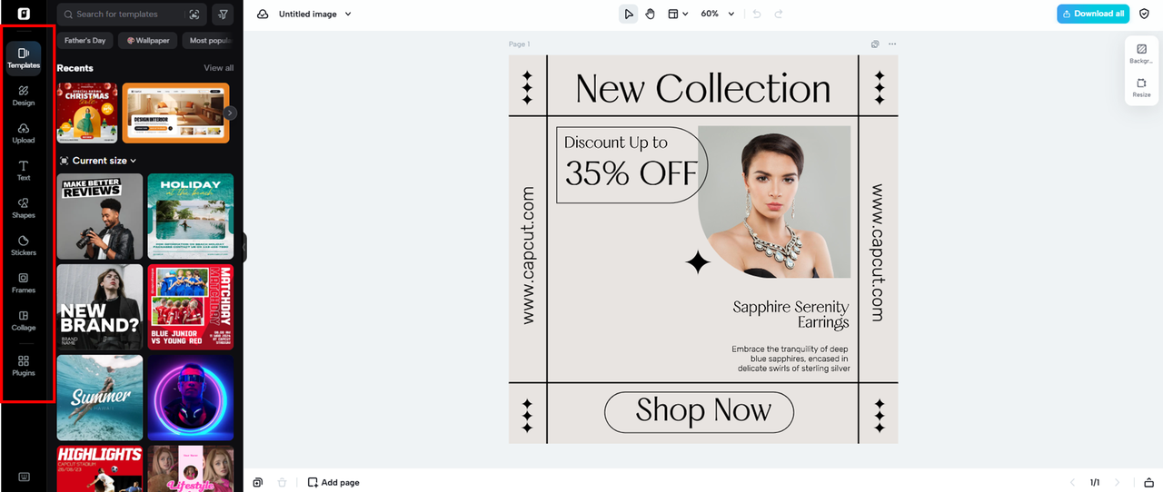 Choose a template and customize