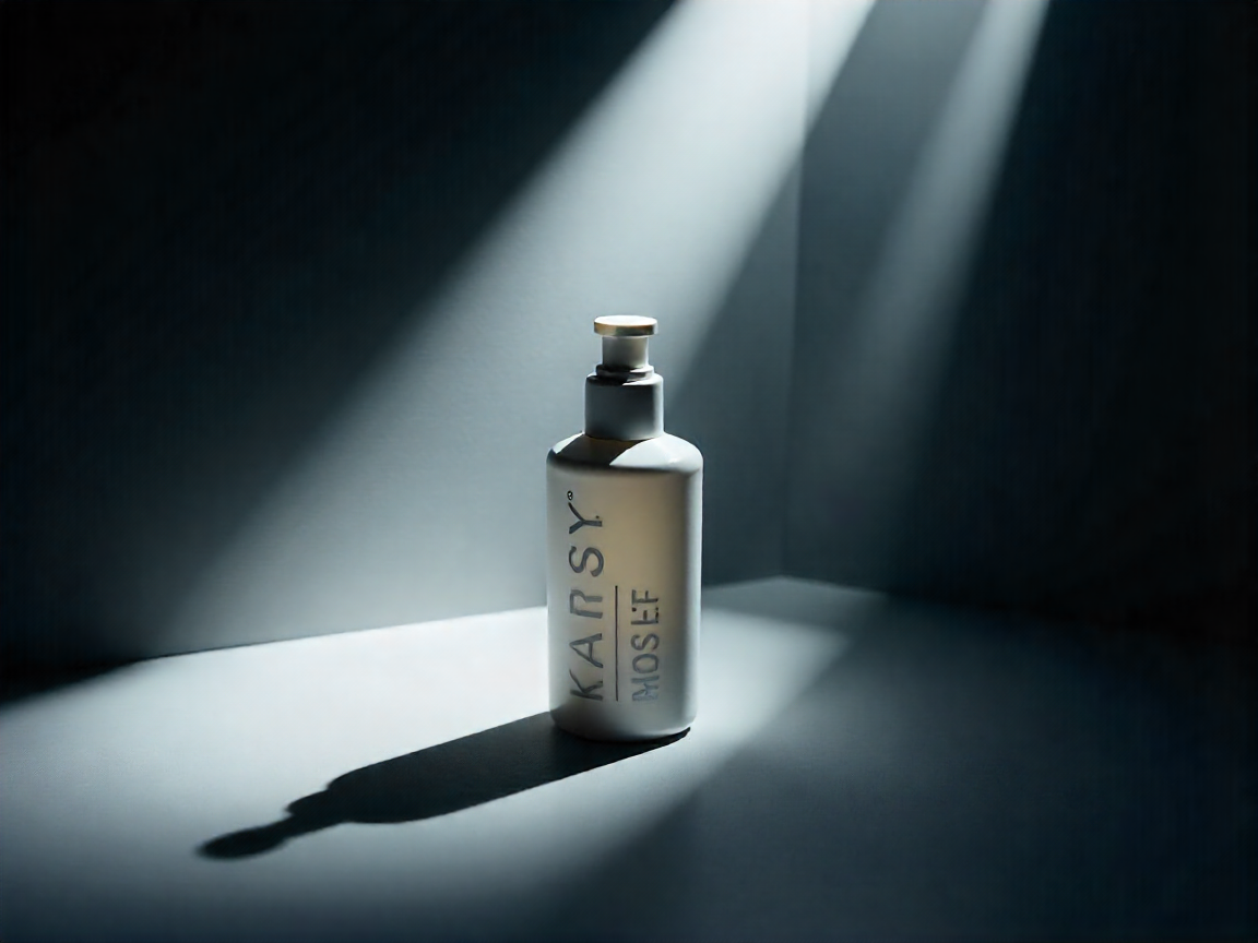 Spotlight beam highlighting a product