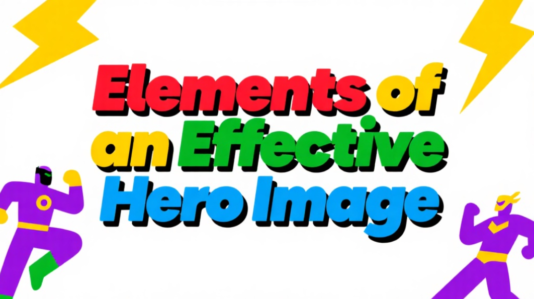 Core components of hero images
