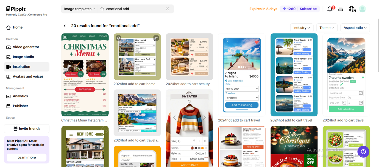 Customizable templates