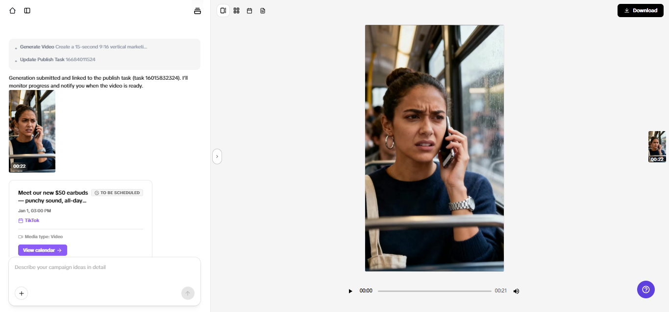 Authentic human-like ads