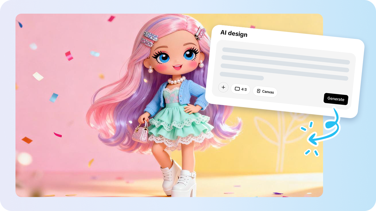 AI design tool for creating Barbie dolls
