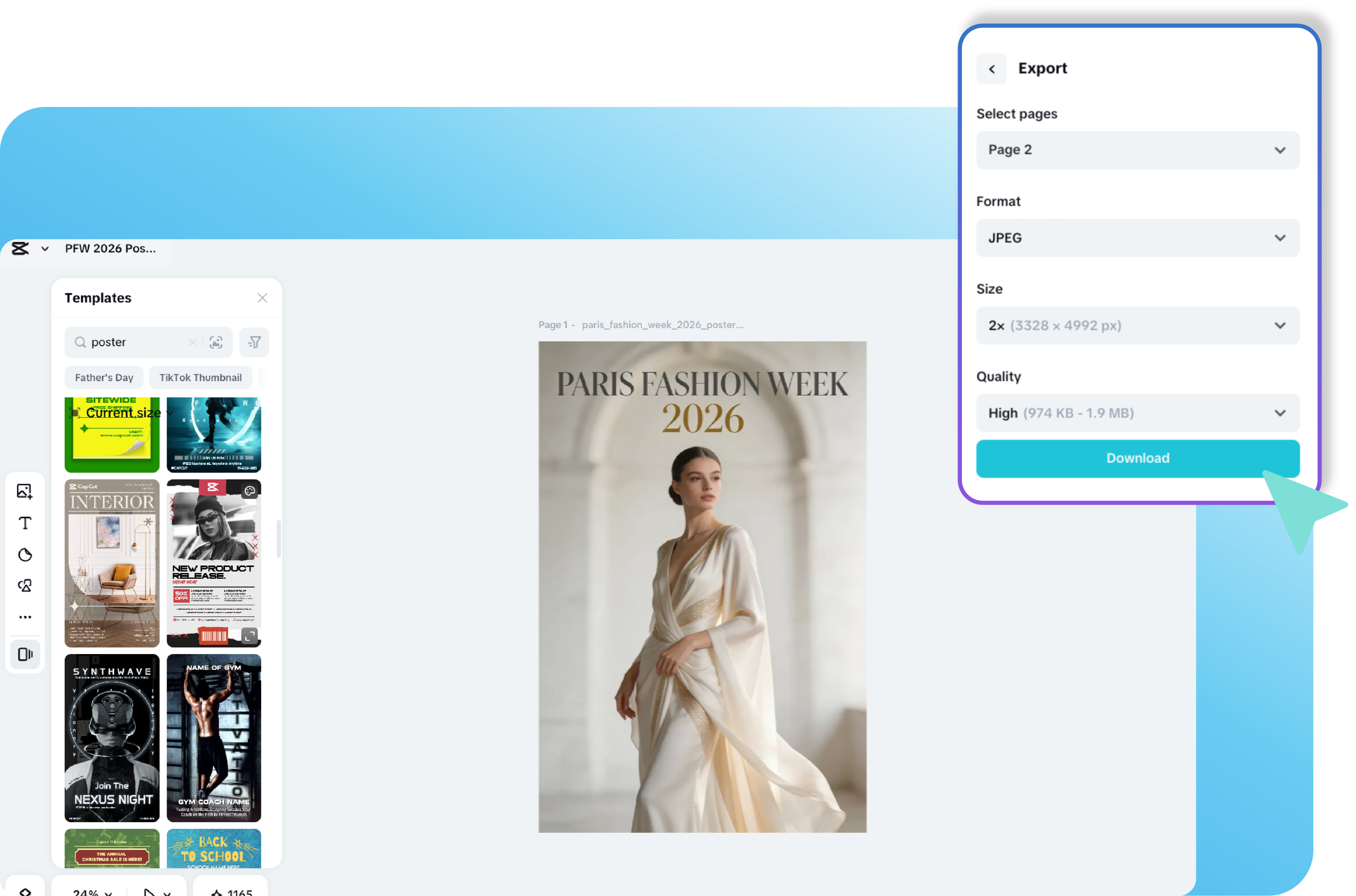 Export and Share