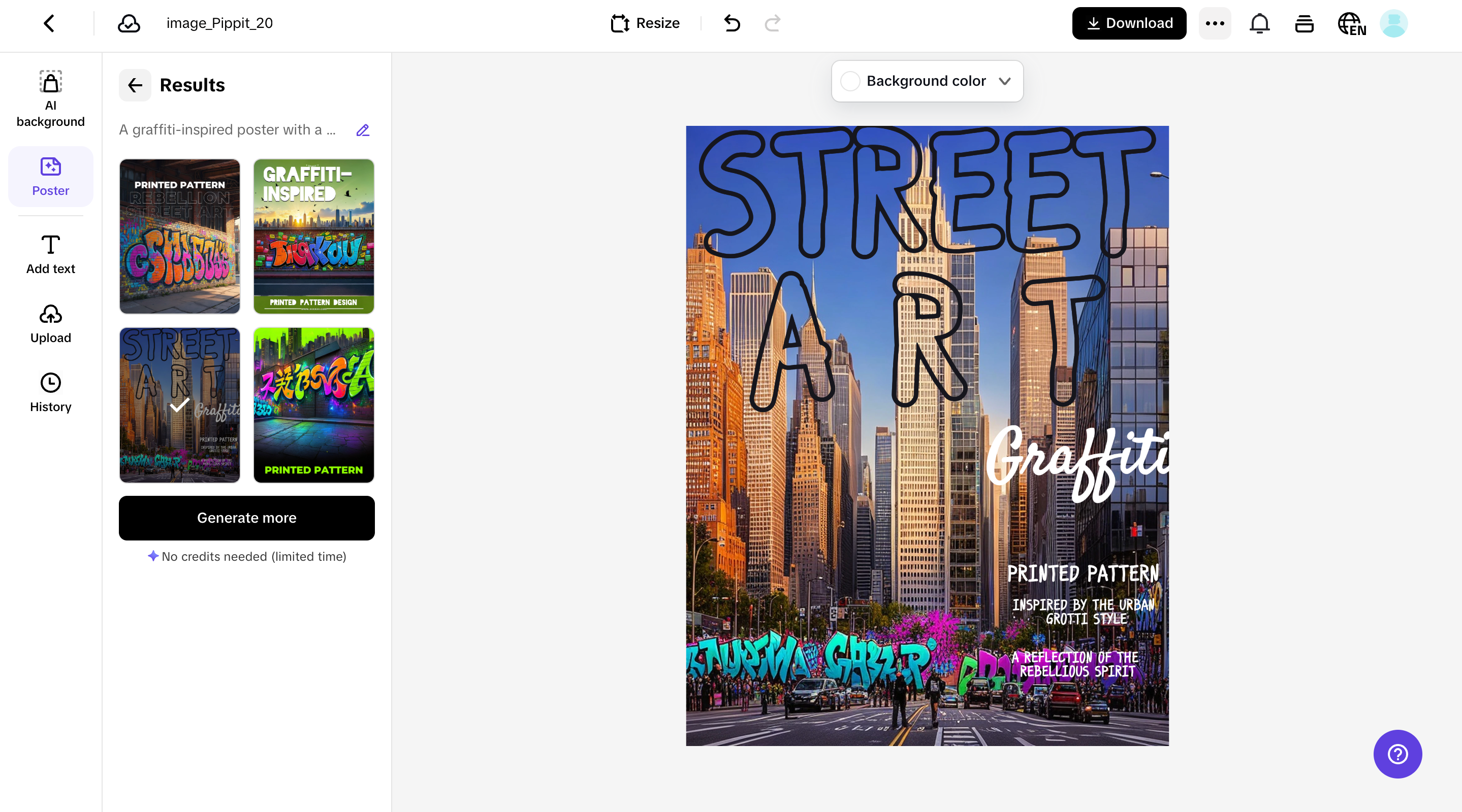 Customize your poster