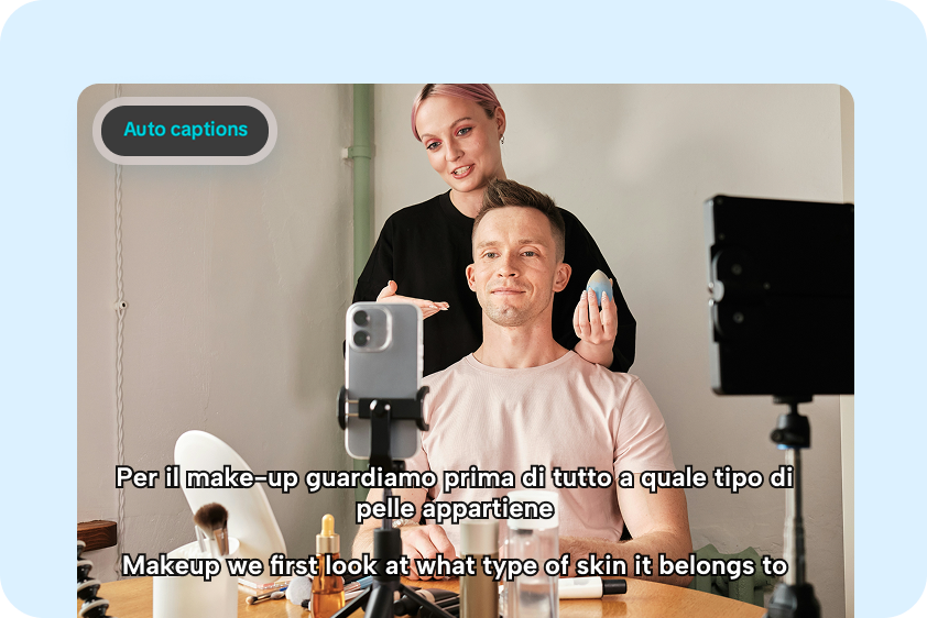 Use CapCut to convert Italian to English for multilingual tutorial creation