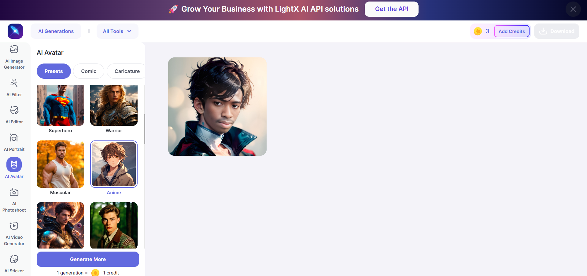 penukar gambar profil anime