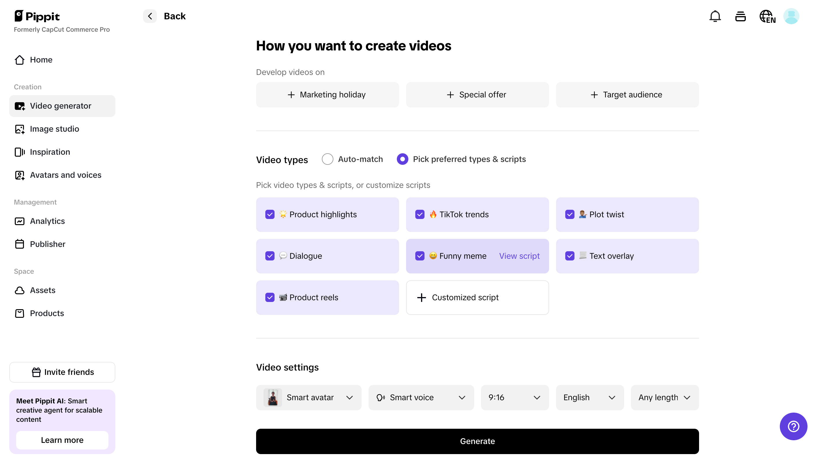 Customize your video content