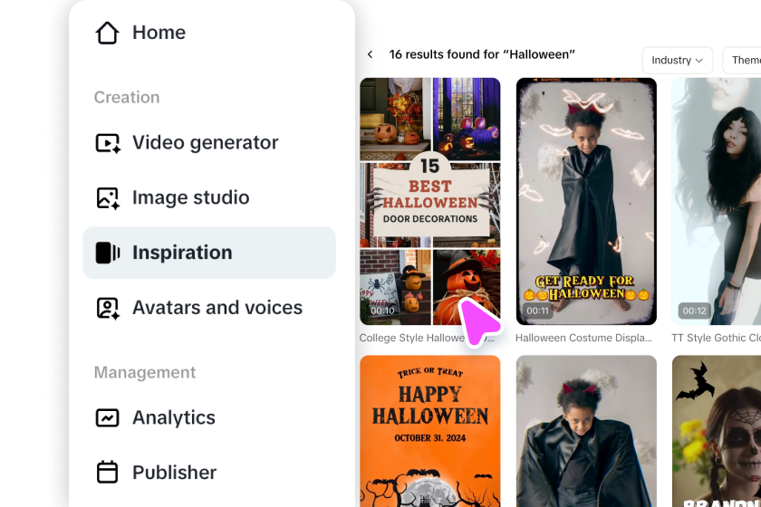 Recherchez le modèle vidéo parfait pour Halloween