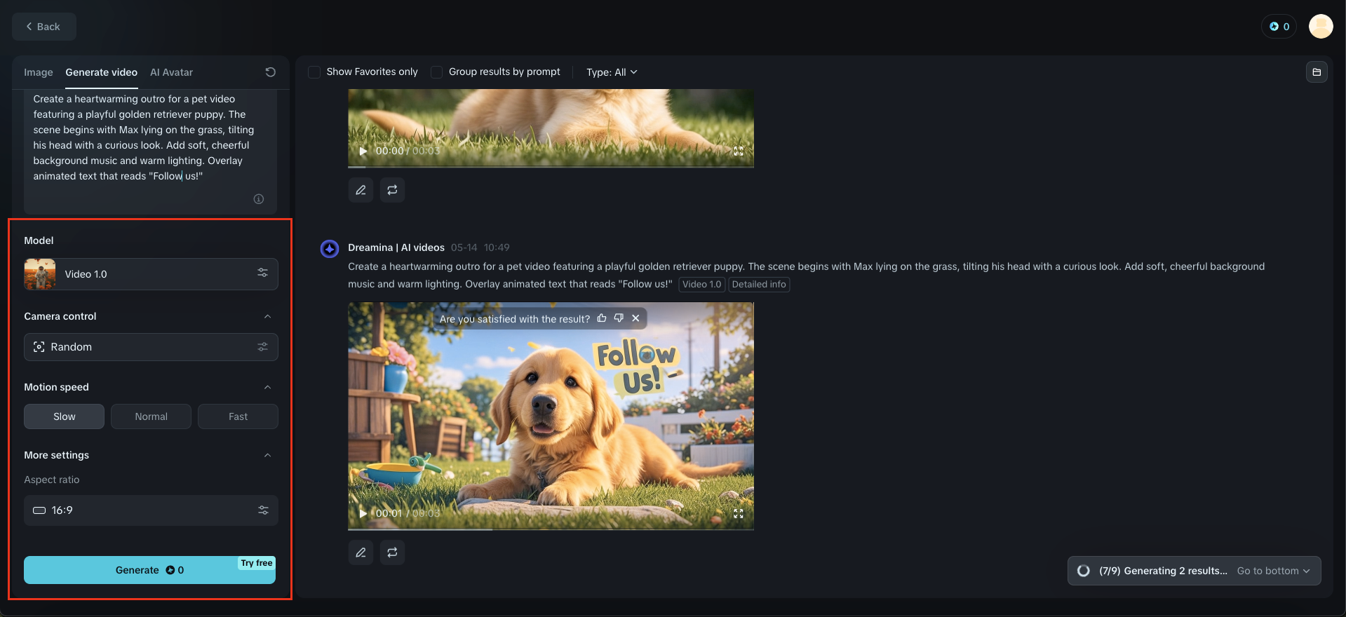 Online youtube endscreen maker