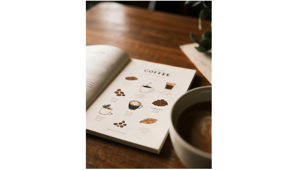 coffee shop menu sample