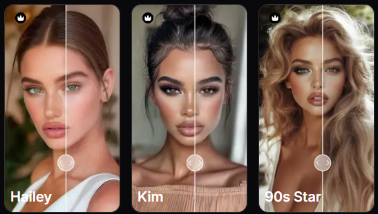 Celebrity Makeover – Face transformed into celebrity look
