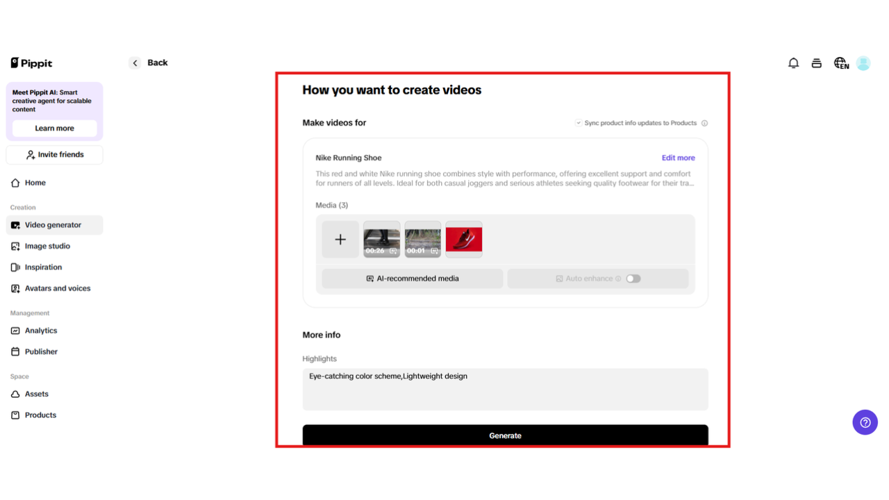 Customize video