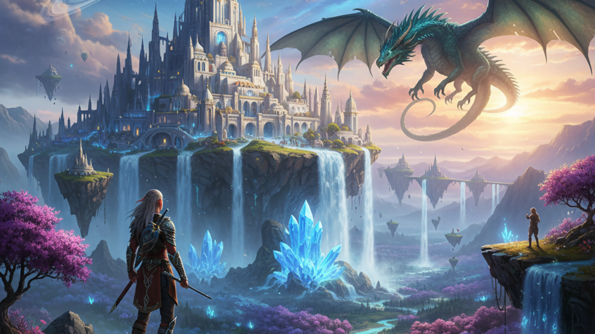 AI-generated painting on fantasy theme