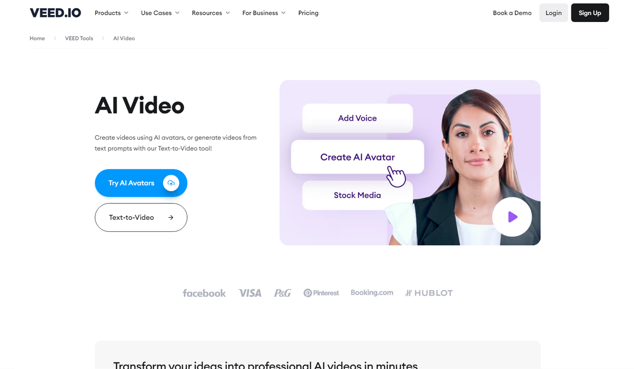 Jak vytvořit AI avatary pomocí platformy VEED.IO