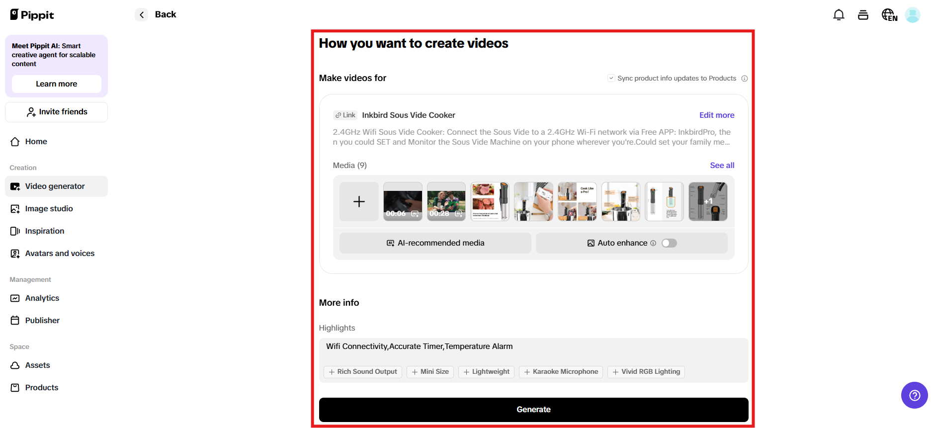How you want to create videos