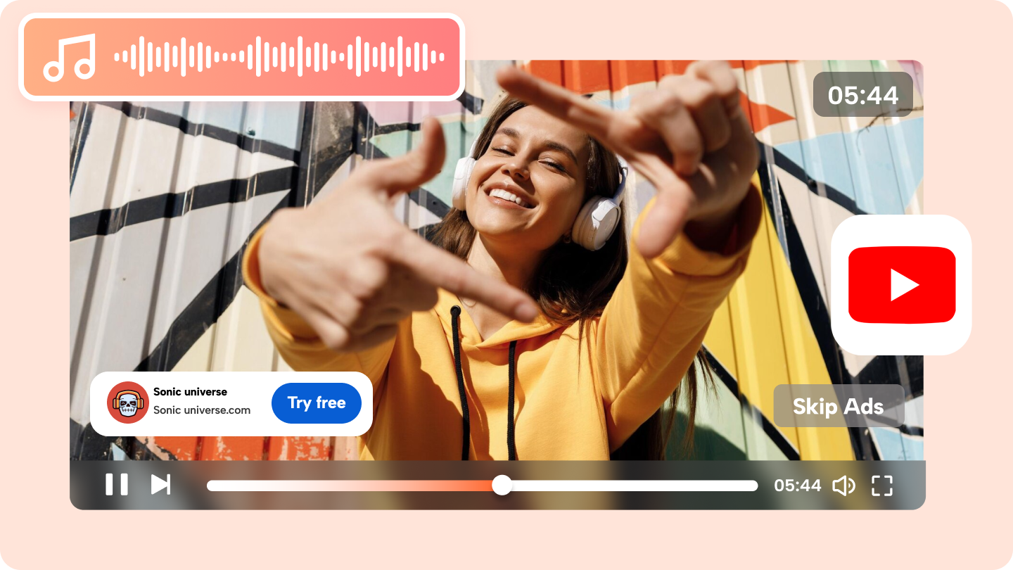 YouTube-Anzeigen für Musikvideos