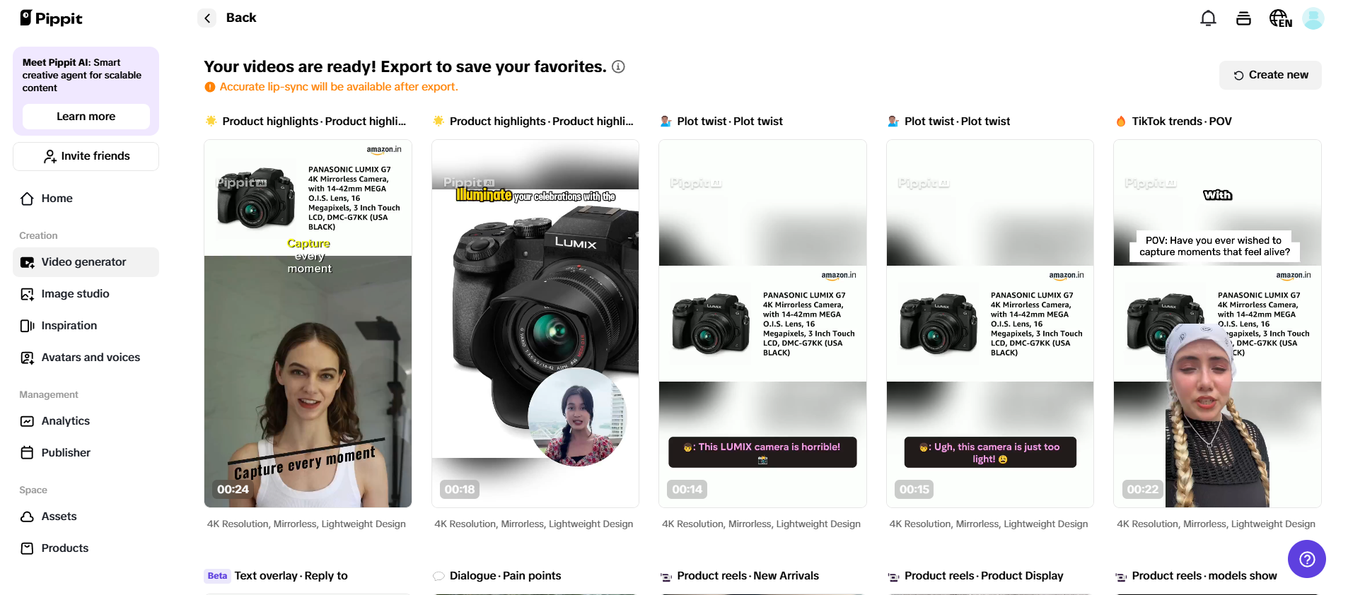 AI-powered content