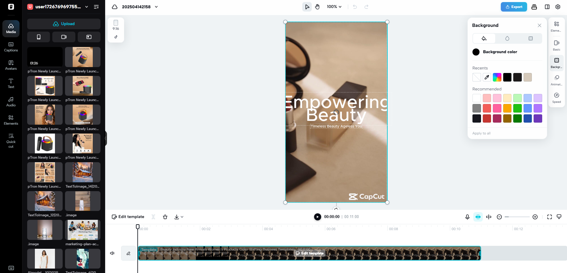Advanced editing