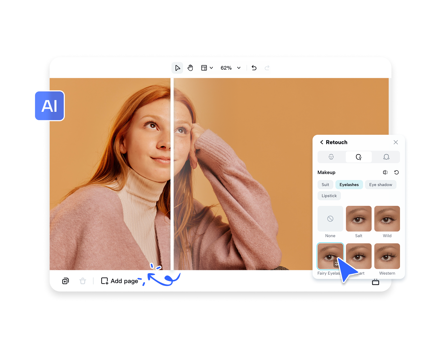 AI makeup