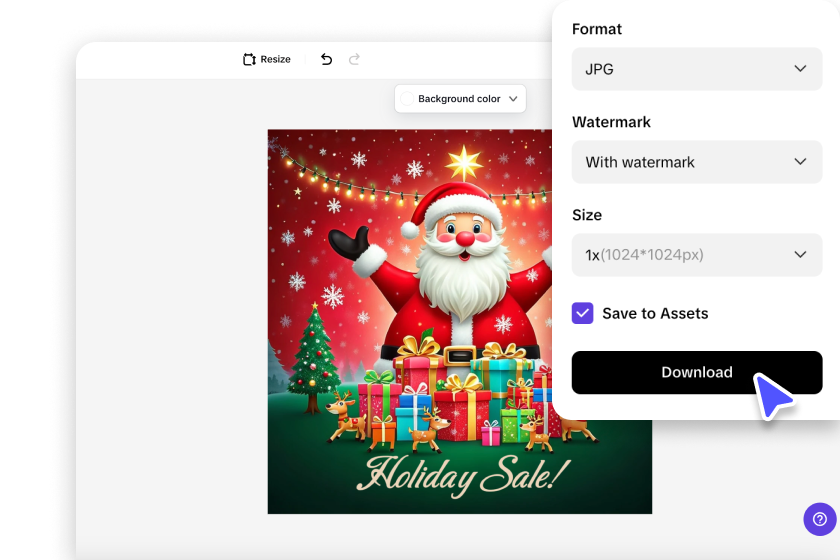 Preview and export 