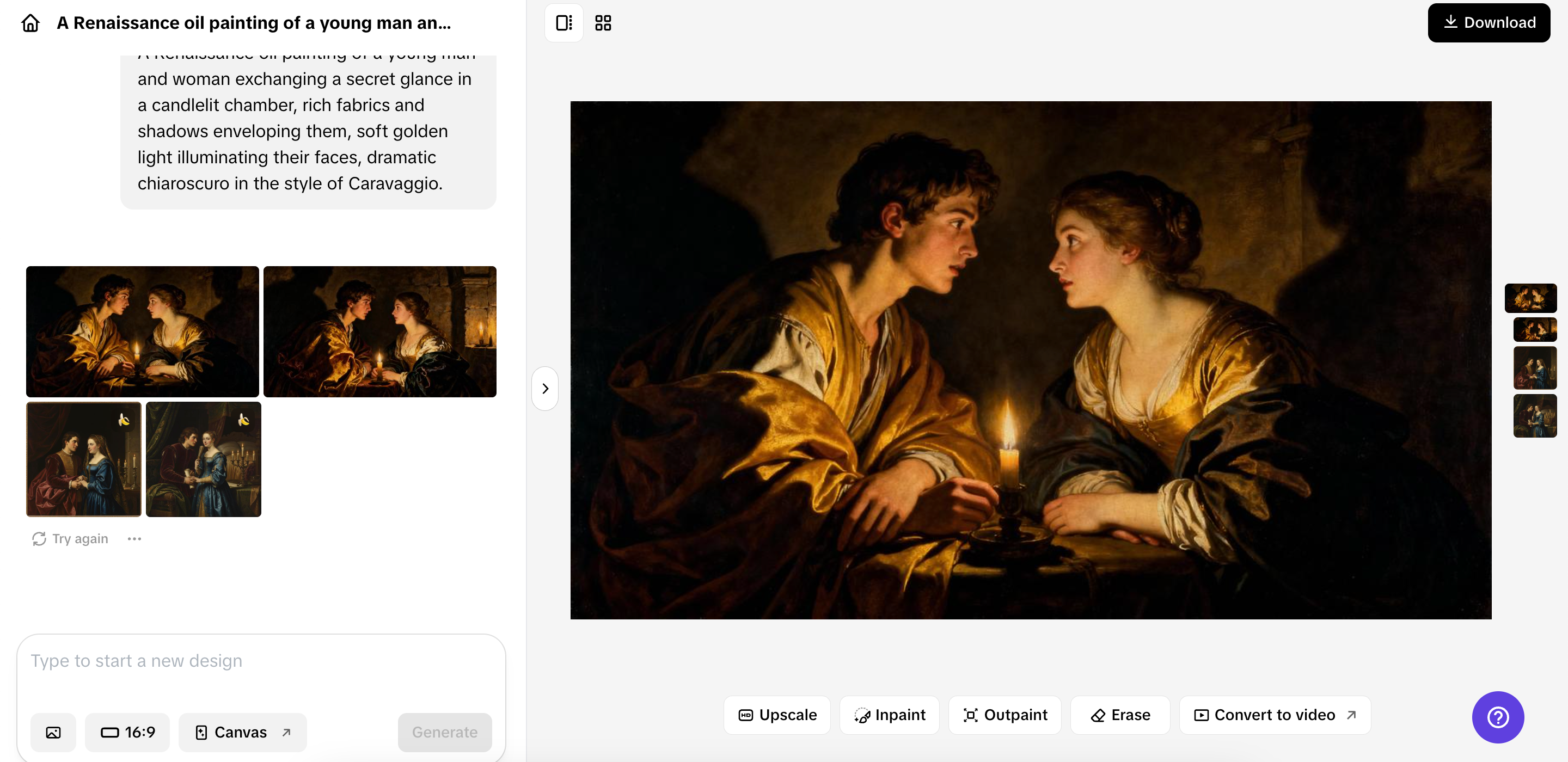 Exportación de imágenes desde Pippit