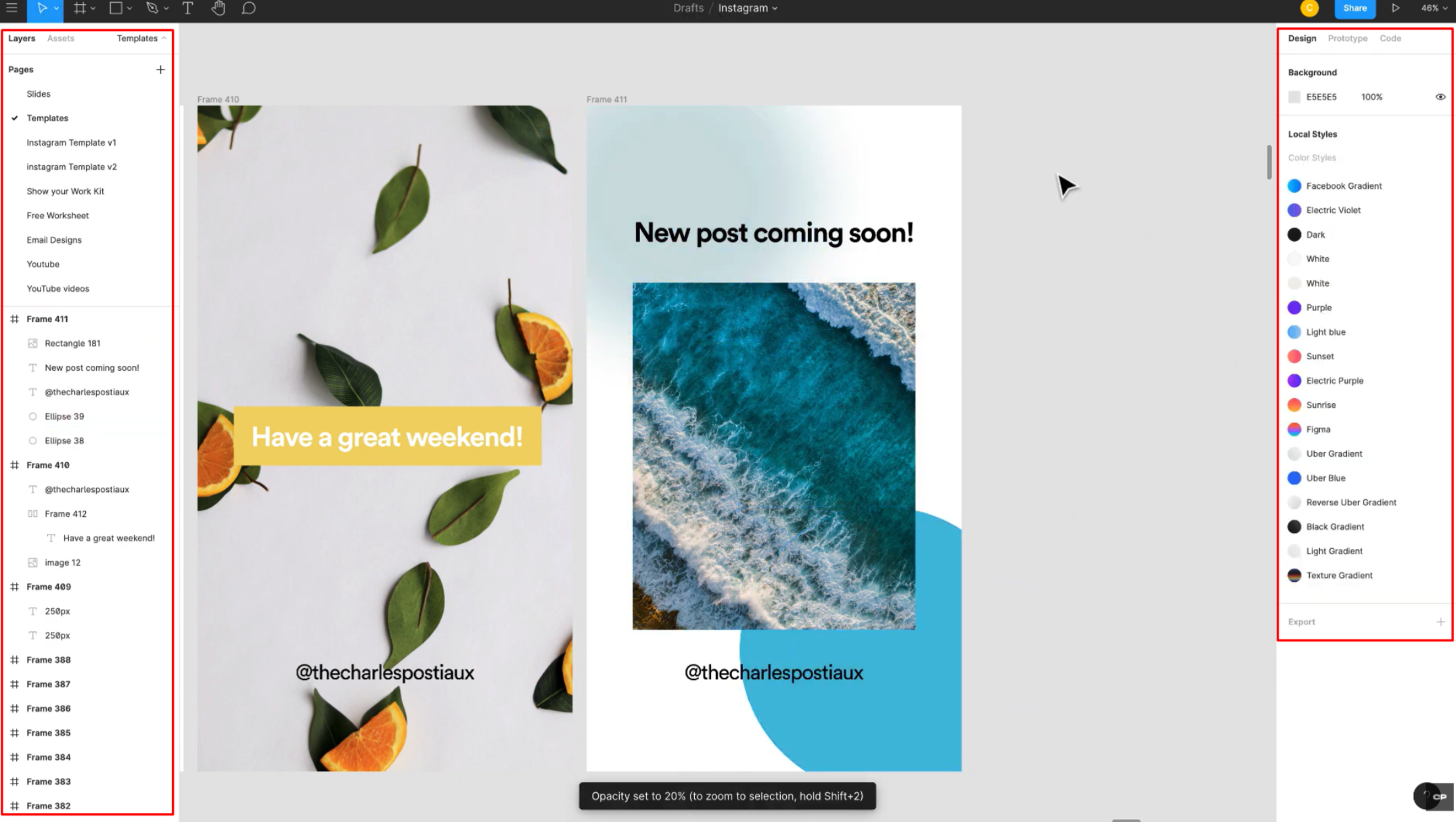 Progettare un layout personalizzato in Figma