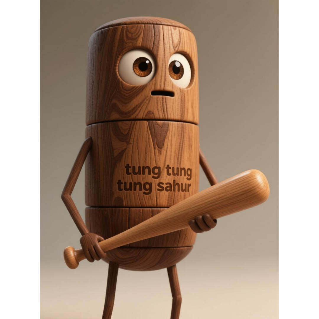 tung tung tung sahur 3d model