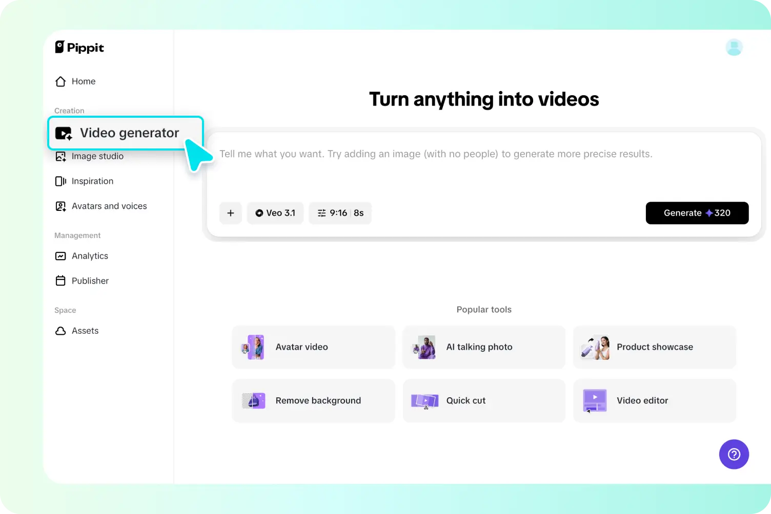 ไปที่เครื่องมือสร้างวิดีโอ
