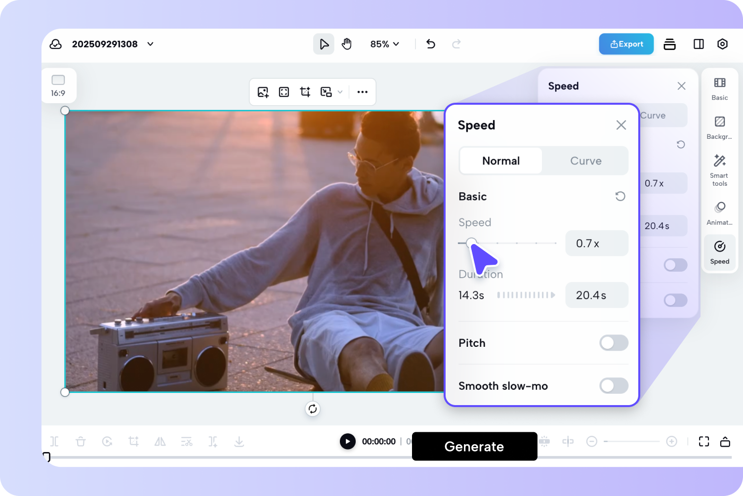 use Pippit advance editing tools
