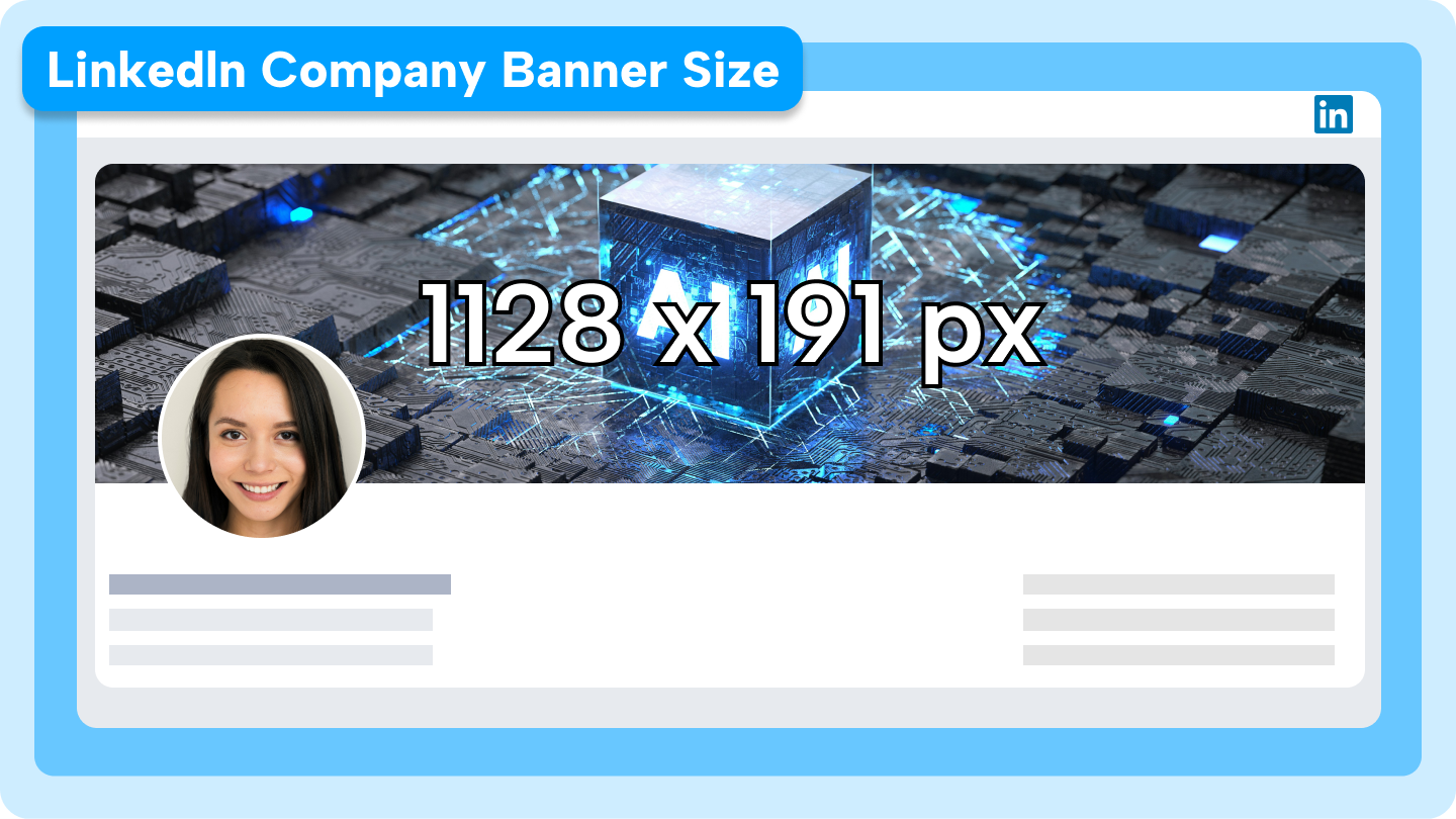 Trabalhos LinkedIn company page banner size: