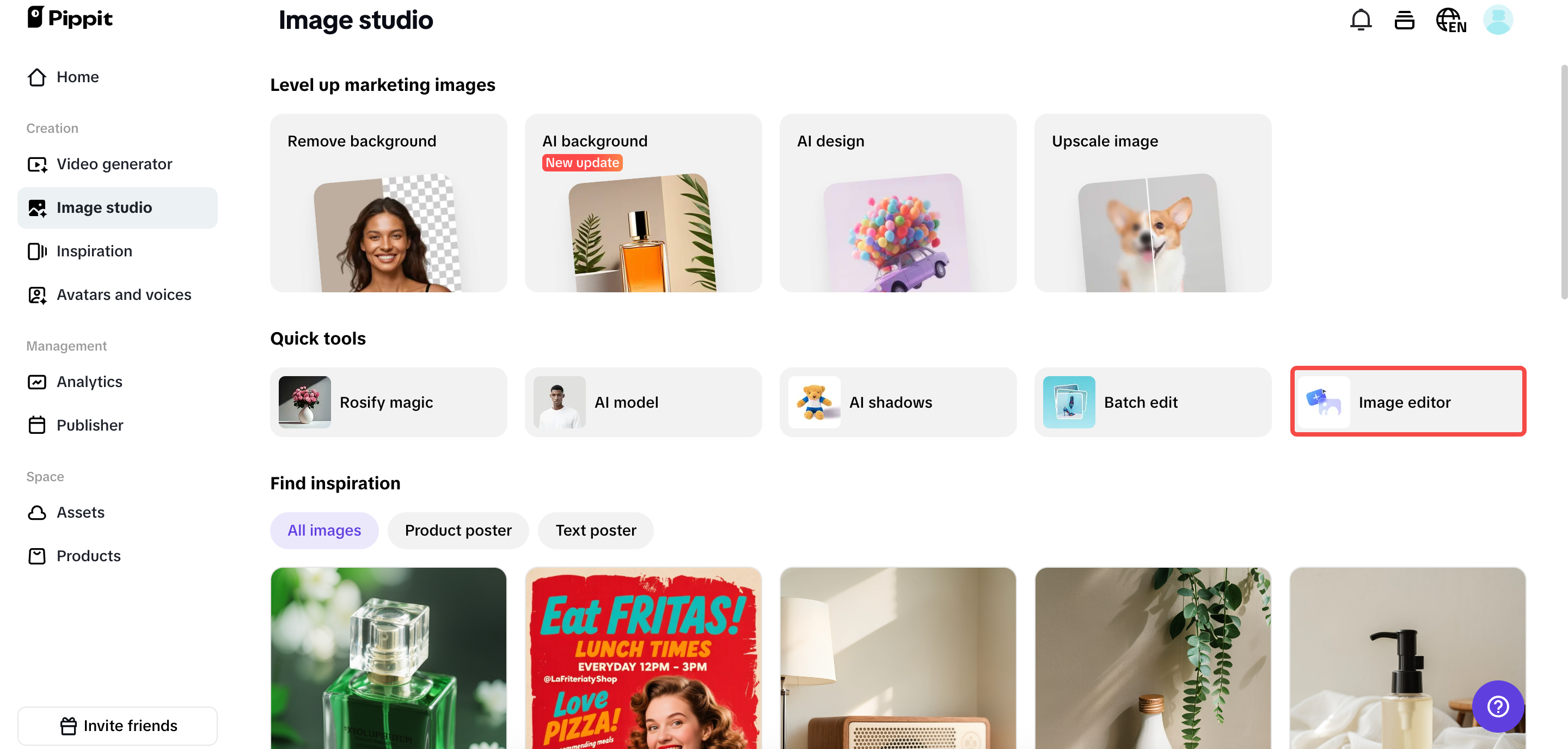 Otevřete editor obrázků