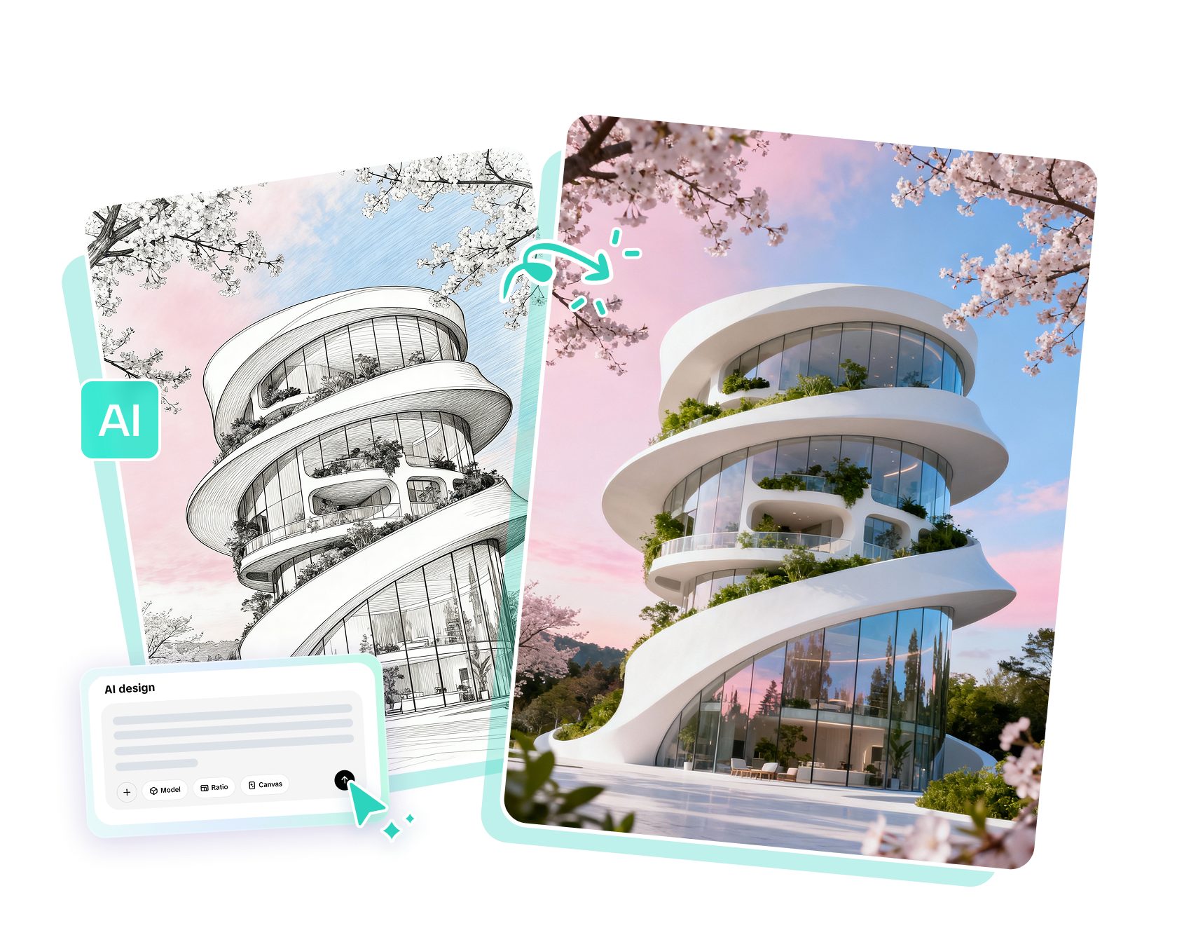 Free AI Architecture Design and Rendering