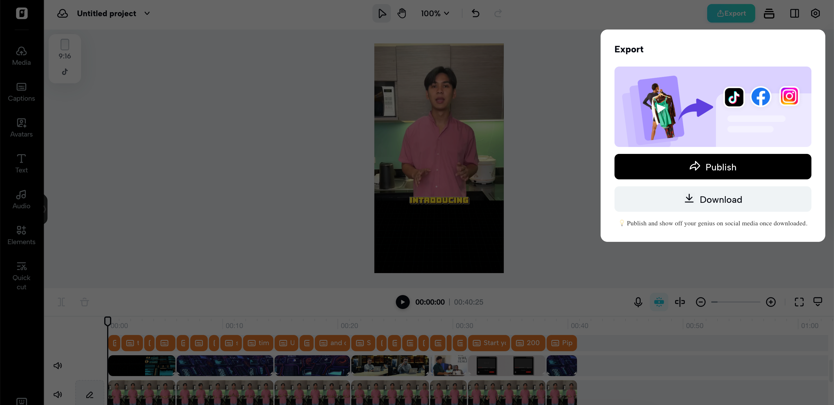 Exporta tu video