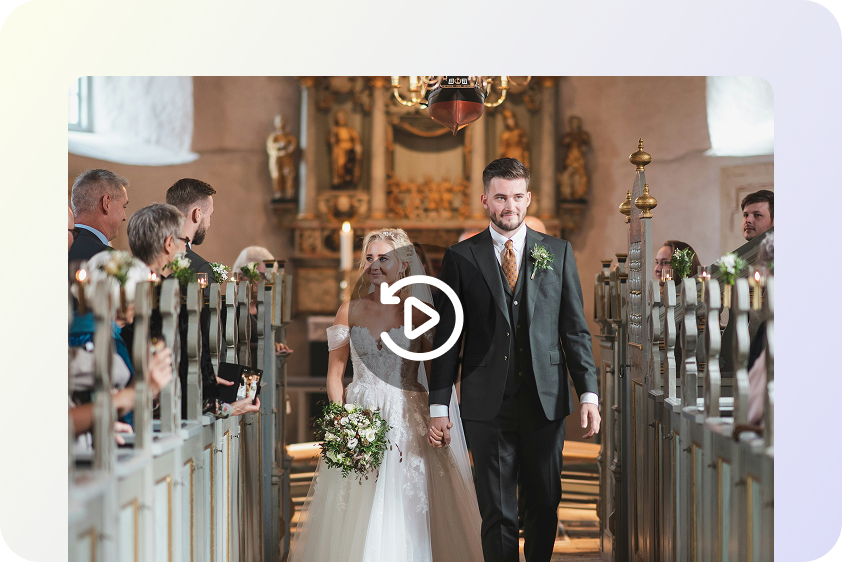 Event highlights play endlessly for sharing and celebration.