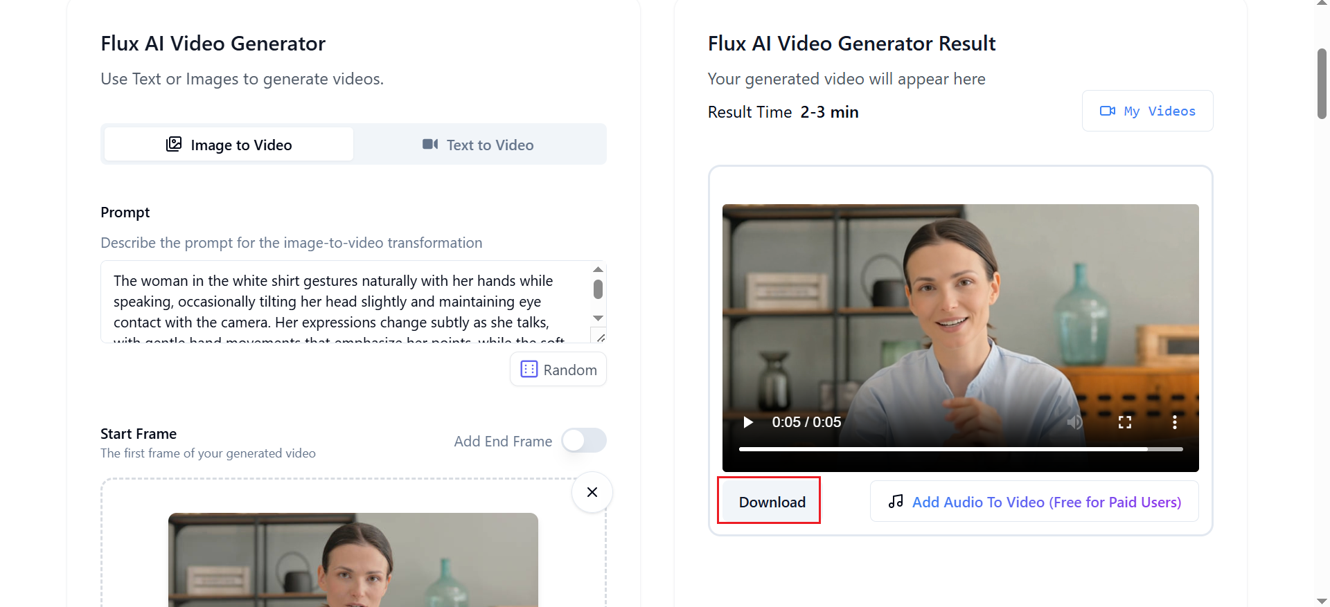 Download your video