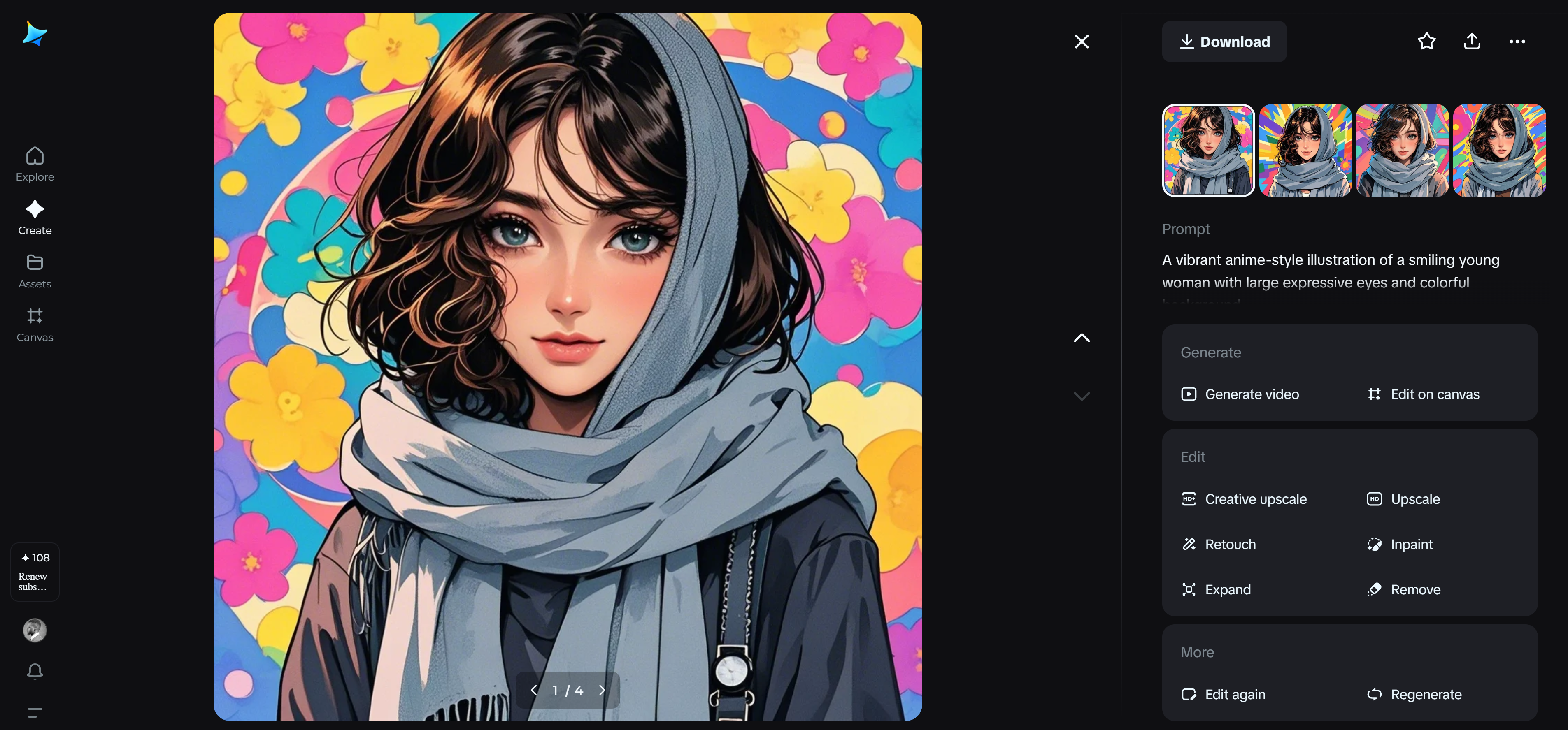 Portrait to anime transformation