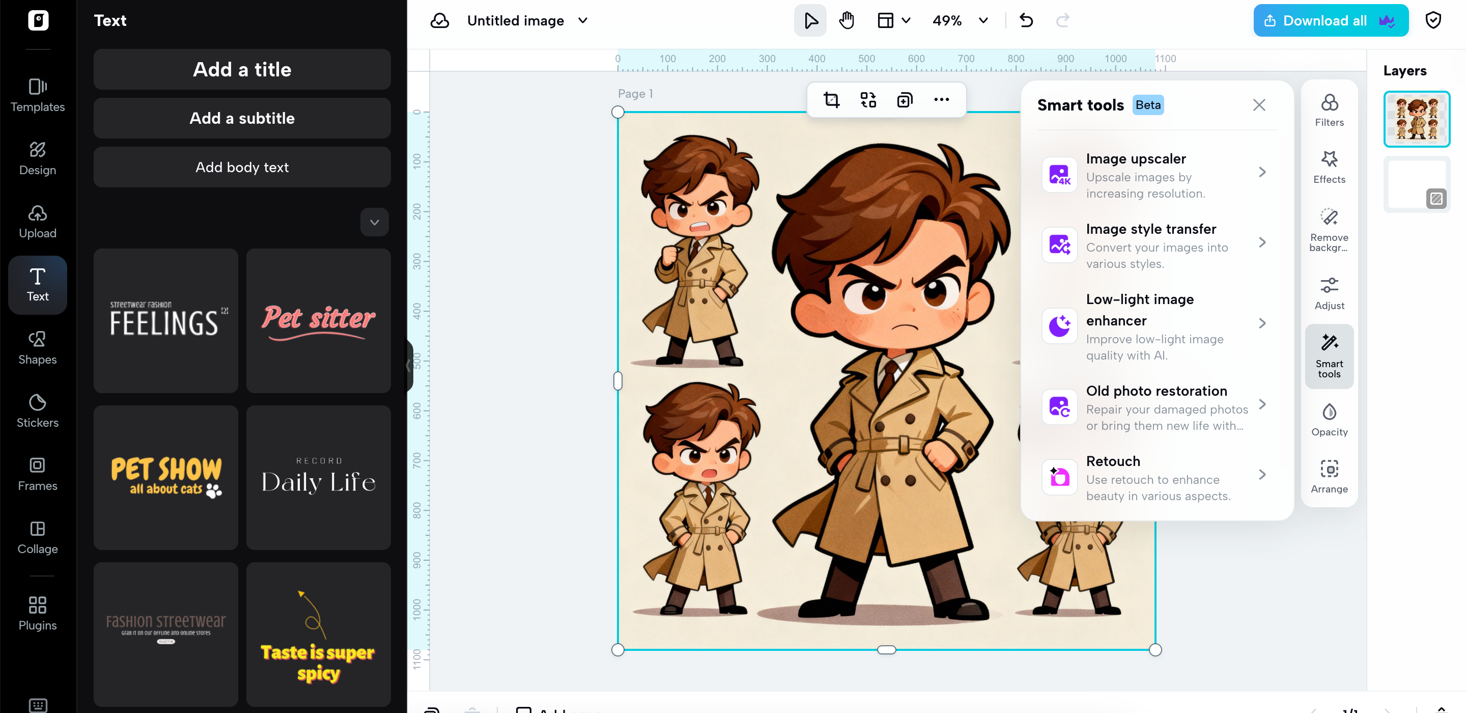 Edit your consistent character